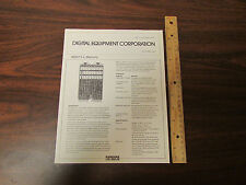 Vintage DEC PDP11 Option Bulletin MSV11-L Memory Module 1981 picture