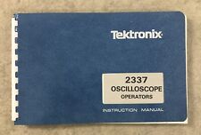 Vintage Tektronix 2337 OSCILLOSCOPE Operators Instruction Manual picture