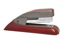 VINTAGE INDUSTRIAL RED SWINGLINE 77s STAPLER- WORKING CONDITION picture