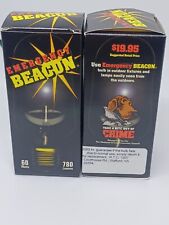 Lot Set of 2 Vintage Emergency Strobe Beacon Light Bulb McGruff the Crime Dog picture