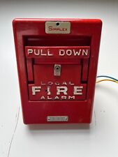Simplex 4263-1 Fire Alarm Coded Pull Station Red Vintage USED picture