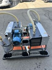 Lot of 2 Gardner Denver V- VC 100 Oil Lubricated Rotary Vane Vacuum Pumps 3hp picture