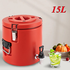 15L Insulated Beverage Dispenser Hot Cold Juice Coffee Drink Dispenser w/Faucet picture