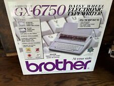 Vintage NOS Brother GX-6750 Electronic Typewriter GX6750 ~ New In Box picture