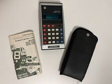 Vtg Calculator Commodore Custom Green Line GL-997R With Case & Papers Untested picture