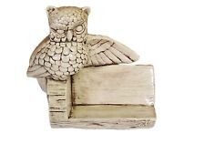 Vintage Ceramic Owl  Business Card Holder picture