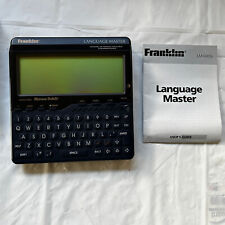 Franklin LM-6000B The Speaking Language Master w/ Case Manual Vintage picture