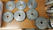 VINTAGE AMERICAN TESTER DEAD WEIGHT GAUGE TESTER WEIGHTS - 7 PIECE SET picture