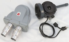 Vintage AO Spencer Microscope Binocular Head with Dual Head Adapter picture