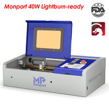 Monport 40W 12x 8 CO2 Laser Engraver Machine LightBurn-Ready w K40+ Motherboard picture
