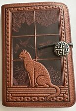 Oberon Design Leather Small Journal Vintage CAT in the WINDOW picture