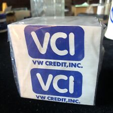 Vintage VCI Volkswagen Credit Paper Memo Note Pad Cube 3.5