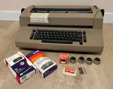 Vintage IBM Correcting Selectric II 2 Typewriter Font Balls, manual, tape BUNDLE picture
