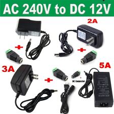 DC 12V 1/2/3/5A Power Supply Adapter Transformer For Camera CCTV LED Strip Light picture