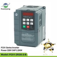 Huanyang VFD 220V 3HP 2.2KW Variable Frequency Drive Inverter CNC Spindle Motor picture