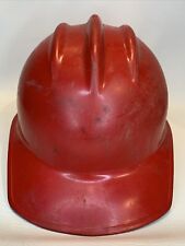 Vintage Bullard Hard Boiled 302 Red Mining Hard Hat Made In The USA picture