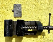 VINTAGE STANLEY SMALL MACHINIST VISE MODEL 992A WITH MODIFIED JAW ANGLE ADAPTER picture