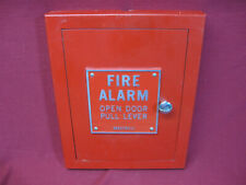 Vintage Honeywell Fire Alarm Door Panel Cover #8 Offers Welcome :-) picture
