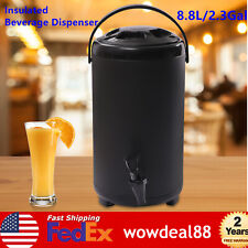 2.3Gallon Insulated Beverage Dispenser Server Coffee Tea Drink StainlessSteel picture