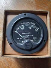 Vintage Radio Panel Meter GE Model ARE32-1 0-150 Milliamperes In Box, Tested  picture