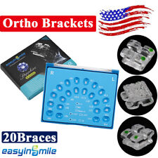 Orthodontic Sapphire Brackets Ceramic Dental Clear Brace MBT/ROTH 022 345Hooks picture