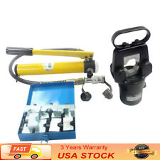 20 Ton Hydraulic Crimper Crimping Tool Dies Cable Wire Hose Lug Terminal + Pump picture