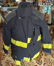 Vintage Retired Firefighter Turnout JACKET FIRE COAT USED Size 42 Chest  picture