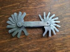 Vintage L. S. Starrett No. 40 Screw Pitch Gage Machinist Tool USA picture