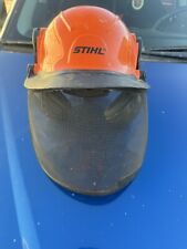 Vintage Stihl Hard Hat Ear Protection Face Shield picture