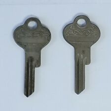 Vintage Scroll-work key blanks, Corbin/Eagle, EA16 key type, locksmith, Set of 2 picture