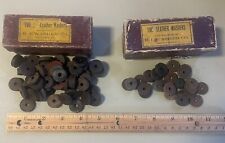 2 Boxes of Vintage R.L. Washer Leather Washers picture