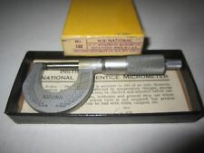 Vintage MG National Apprentice Micrometer No. 102, 0 - 1 Inch picture