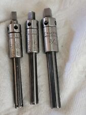 Vintage 3pc The Walton Company Tap Extractors (2) 5/16 (8mm) & 3/8 (12mm) VG/EXC picture