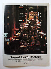 Sound Level Meters B&K Instruments Print Catalog + ANSI Standards Insert Vintage picture