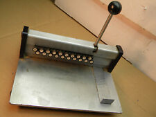 Vintage Punch card puncher, retro office equipment picture