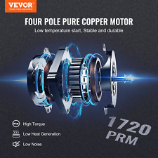 VEVOR 1/5 HP Single Stage Vacuum Pump, 3.5 CFM, 120V AC Air Conditioning Conditi picture