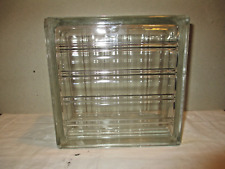 Vintage Architectural Glass  Block - Reclaimed, 7 3/4
