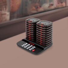 Restaurant Wireless Paging Queuing System Coaster 20 Pagers Guest Waiter Calling picture