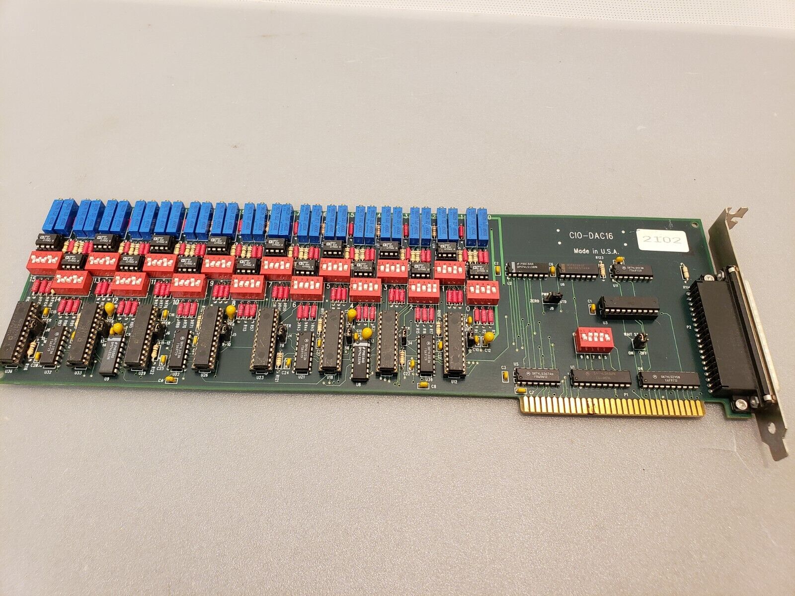 Vintage ISA Measurement Computing CIO-DAC16 12-bit 16ch Analog Output Board DAQ