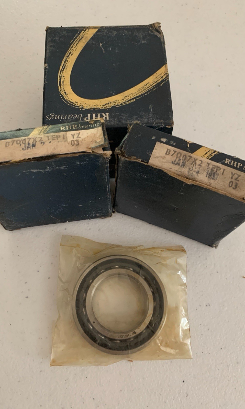 RHP B7007X2 TPP1 YZ Super Precision Angular Contact Ball Bearing,Vintage RHP B7007X2 TPP1 YZ Super Precision Angular Contact Ball Bearing,Vintage