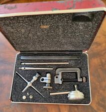 Vintage L. S. Starrett No. 196 Dial Test Indicator Jeweled w/ Attachments & Case picture