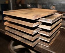 Vintage Letterpress Steel Galley Trays - 9