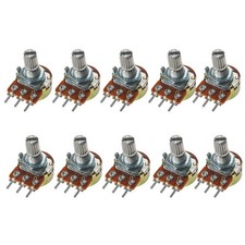 10PCS Rotary potentiometer linear 15MM 1K 2K 5K 10K 20K 50K 100K 250K 500K 1M picture