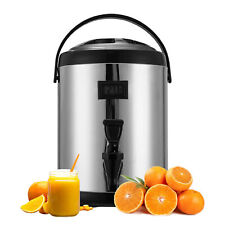 Insulated Hot And Cold Beverage Dispenser Server 10L Stainless Steel  picture