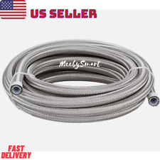 304 steel wire Tube Braided Steel PTFE Oil Line Fuel Hose 4AN 6AN 8AN 10AN 12AN picture