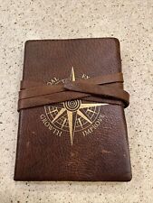 Leather Journal Notebook Notepad - Rustic Handmade Vintage Leather Bound picture